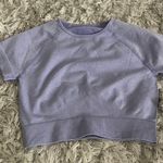 Cropped Workout Top Purple Size M Photo 0