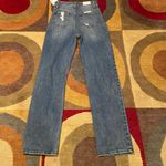 Tinseltown NWT  Curvy High Rise Baggy Straight Leg Jeans Distressed Junior’s 3 Photo 6