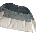 Sundance  Avedon lagoon blue ombré long sleeved sweater, size Large Photo 0