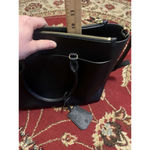 Tory Burch Black Timeless Saffiano Leather Robinson Double Zip Tote w/ Strap Photo 7