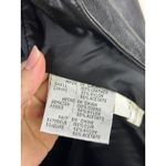 Siena Studio Vintage Genuine Leather Button Front Jacket Size 6 Black Photo 4