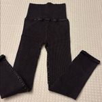 Free People NEW!  Movement HAPPINESS RUNS Ribbed BLACK High Waist Leggings XS/S Photo 3