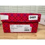 Tory Burch  Ladybug Lace Up Low Top Sneakers White Blue Leather Size 5.5 NIB Photo 11