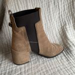 Tod's  Classic Tan Suede Heeled Chelsea Boots Size 37‎ Photo 7