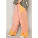 POL NWT  Drawstring Wide Leg Pants‎ - Watermelon pink Photo 1