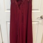 Maroon Prom Dress Red Size 4 Photo 5