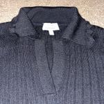 & Other Stories & other stories black collared sweater Photo 2