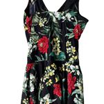 Summer Mae 2XL Black Floral Print Swim Dress Women's Plus Size Swimsuit Photo 5