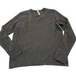 Lululemon Gray Long Sleeve Workout Top Shirt Size 6 Photo 0