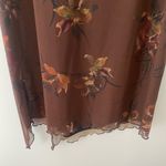 Urban Outfitters  UO Samara Mesh Strapless Midi Dress XL Brown Floral Whimsigoth Photo 10