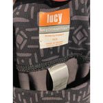 Lucy Powermax Capri leggings black and gray pattern size medium Photo 2
