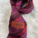 Missoni  Red/Purple Design Tie Photo 2
