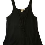 White Crow Black Micro Ribbed Tank Top Photo 4