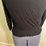Worthington  Open Front Bolero Cardigan Black Ruffle XL Photo 7