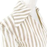 NANUSHKA Esma Cotton Linen Striped Wrap Open Back Mini Dress Size S NWT Photo 7