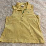 Lilly Pulitzer  Vintage Yellow Sleeveless Polo Tank size M length 22” bust 32” Photo 4