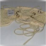 NWT Free People + Devon Windsor Lottie Bikini Top In Biscotti Tan Size L Photo 5