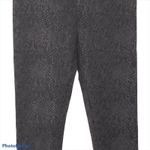 Matty M Snakeskin Cropped Leggings Small EUC Grey Black Stretch Activewear Photo 6
