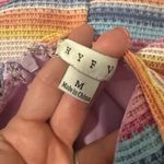 HYFVE Crochet-Look Striped Halter Mini Dress - Size M Boho Y2K Festival Photo 5