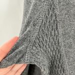 Eddie Bauer Gray Mock Neck Half Zip Pullover Knit Sweater Women's Size Medium Photo 7