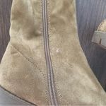 Forever 21 Over the Knee Faux Suede Tan Lug Sole Boots sz 10 Photo 2