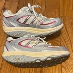 Skechers Womens Shape Ups 11814 Toning Pink White Walking Shoes Size 8.5 Photo 0