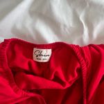 Elegant Red Halter Dress Photo 2