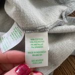 Lilly Pulitzer  Emalia Shimmer Terry Pullover Gray Sparkle Sweater Womens S Photo 4