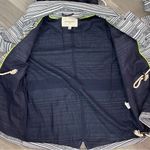 Thread & Supply Aztec Print Canvas Hooded Utility Jacket Black White Small White Photo 10