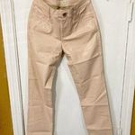 Kaos Jeans women's size 26 dusty pink faux leather viscose stretchy skinny pants Photo 7