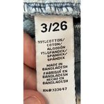 Celebrity Pink Women's Size 3/26 Waist 26” Fray Distressed Denim Mini Skirt Photo 3