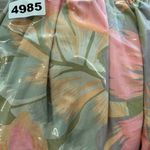 Free People  Sz medium Deserted Island Mini Dress Rainforest Floral Tie Rope Photo 4