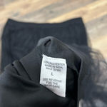 Truly 4 You Women's Casual Black Pleated Tulle Skirt NWOT Size L Photo 2