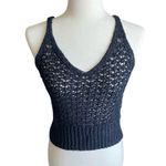 J.Crew NWT- Gorgeous black v neck sweater tank in textured pointelle, 75% cotton and 25% polyester, brand new, never worn, size small Measurements: Bust: armpit to armpit 15-18 inches Length: shoulder seam to bottom 18 inches Photo 3