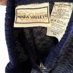 Napa Valley Blue‎ Zip Cardigan Sweater Blue Size M Photo 4