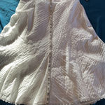 Notations  Womens Size Large White Bell Shaped Skirt 100% Cotton Photo 0