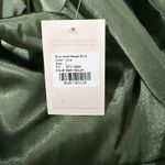 Birdy Grey Shiny Satin Olive Bridesmaid Maxi Kensie Dress Size Large Photo 5