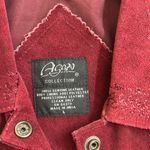 agapo maroon leather vest Photo 1