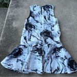 Keepsake the Label Marble Print Sleeveless Dress White Size M Photo 5