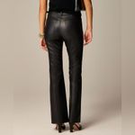 J.Crew  women’s High-rise bootcut pant in faux leather black Size 30 NWT Photo 1