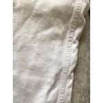 Paige Amber White Cropped Frayed Hem High Rise Straight Leg Jeans Size 29 Photo 2