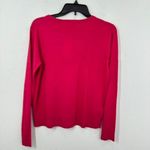 Mango MNG  Pink Crewneck Lightweight Sweater Viscose Cashmere Blend Size‎ M NWT Photo 4