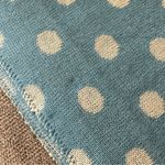 FINE KNITS By ROGER Vintage Blue Polka Dot Sweater Dress Size undefined Photo 6