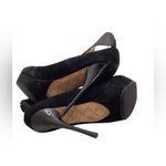 L.A.M.B. by Gwen Stefani T strap heels. Size 7.5. Black suede Photo 5