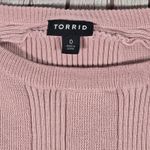 Torrid Knit Belted Midi Dress Dusty Rose Short Sleeve Pockets Size 0 Photo 2