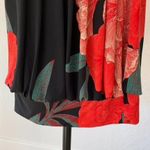 Forever 21 FREE Floral Tulip Black & Red Mini Dress | Small Photo 4