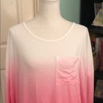 Tickled Teal 🎀HOST PICK🎀  NWOT oversize pocketed ombré blouse Photo 2