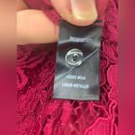 Lulus NWT Lace Brilliant Babe Wine Red Lace Maxi Dress Gown Size S Photo 11