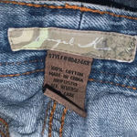 American Vintage Angel kiss splattered Y2k cropped denim Photo 1