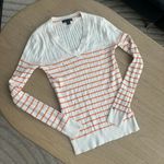 Tommy Hilfiger  Orange and White Stripped Long Sleeve XS Photo 0